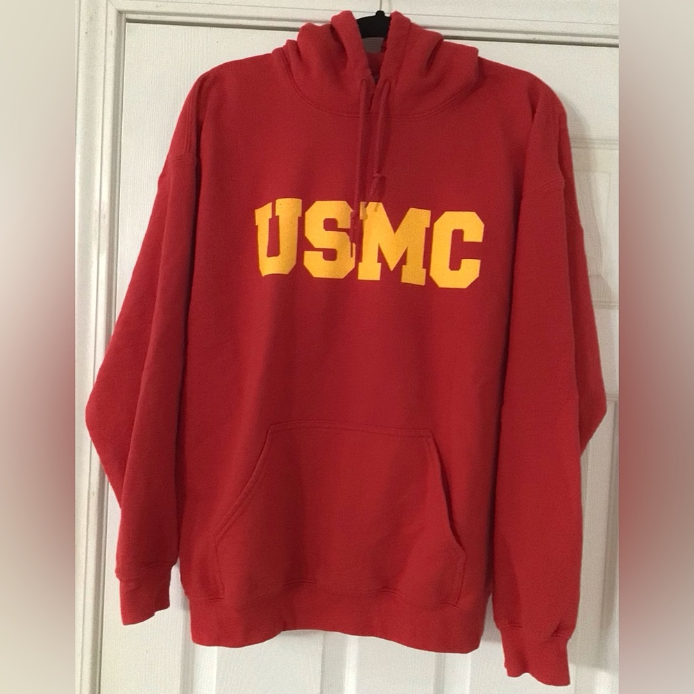 USMC SWEATSHIRT, SIZE L, EUC